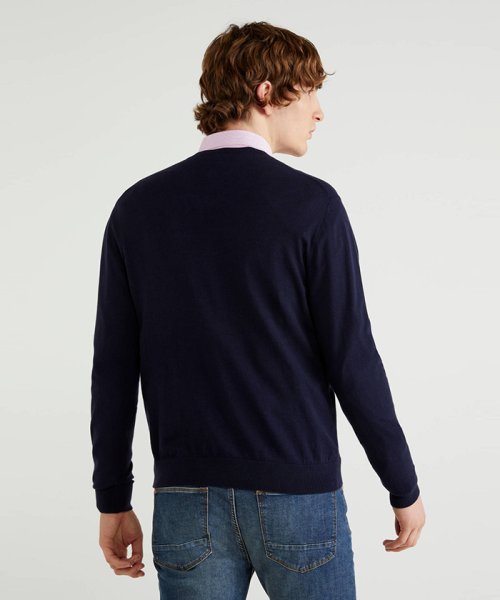 BENETTON (mens)(ベネトン（メンズ）)/ストレッチコットンVネックニット・セーター/img11