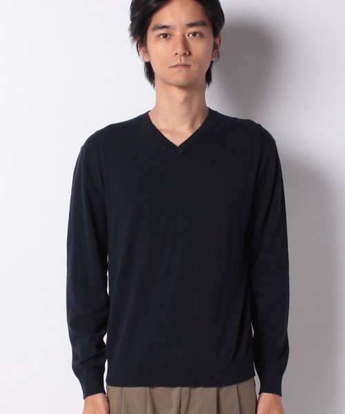 BENETTON (mens)(ベネトン（メンズ）)/ストレッチコットンVネックニット・セーター/img14