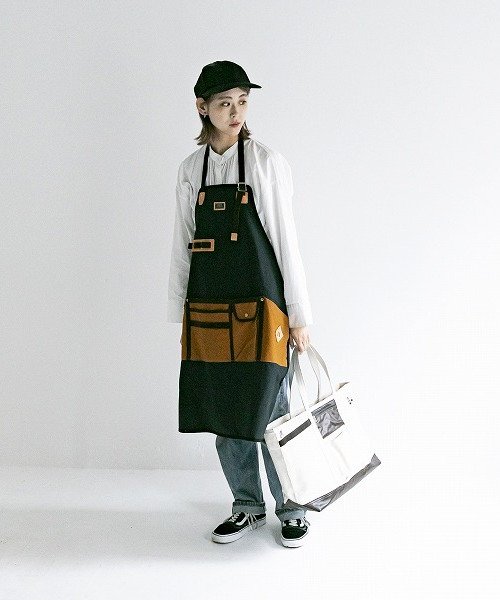 AS2OV(AS2OV)/AS2OV / アッソブ CANVAS APRON － L BLACK/img02