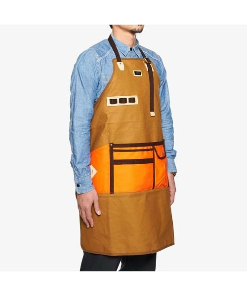 AS2OV(AS2OV)/AS2OV / アッソブ CANVAS APRON － L NAVY/img02