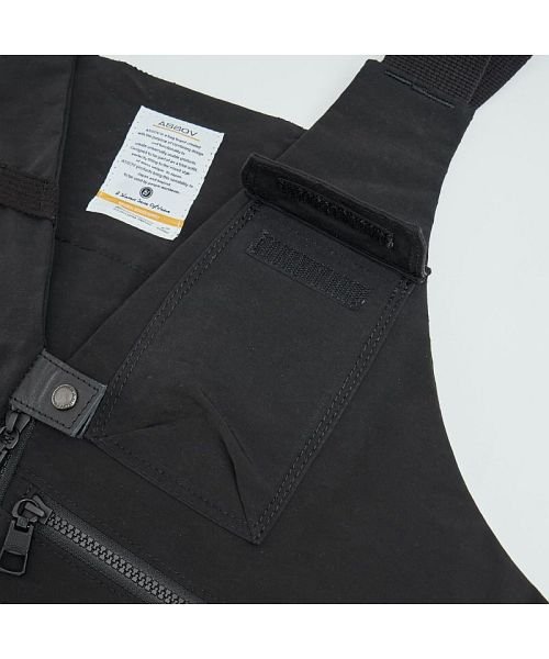 AS2OV(AS2OV)/AS2OV / アッソブ SHRINK NYLON CAMP VEST 3－BK/img02