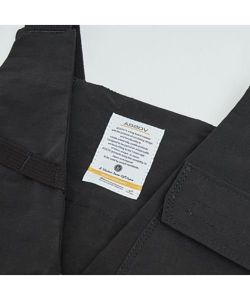 AS2OV(AS2OV)/AS2OV / アッソブ SHRINK NYLON CAMP VEST 3－BK/img03