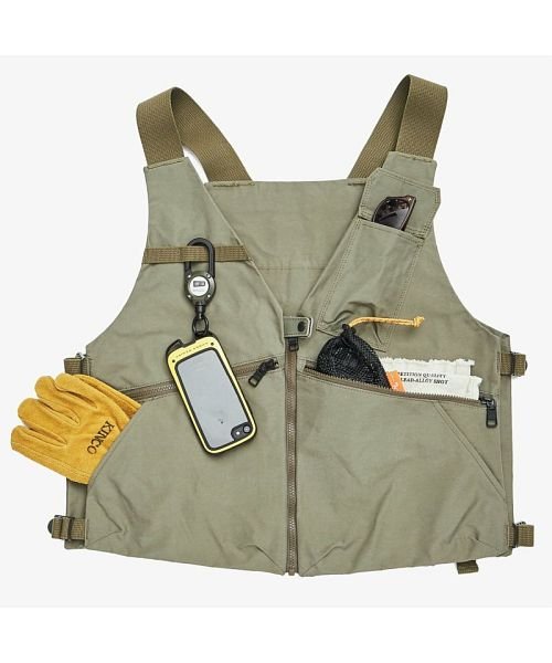 AS2OV(AS2OV)/AS2OV / アッソブ SHRINK NYLON CAMP VEST 3－GY/img02