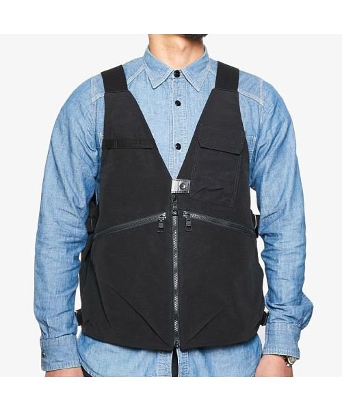 AS2OV(AS2OV)/AS2OV / アッソブ SHRINK NYLON CAMP VEST 3－GY/img06