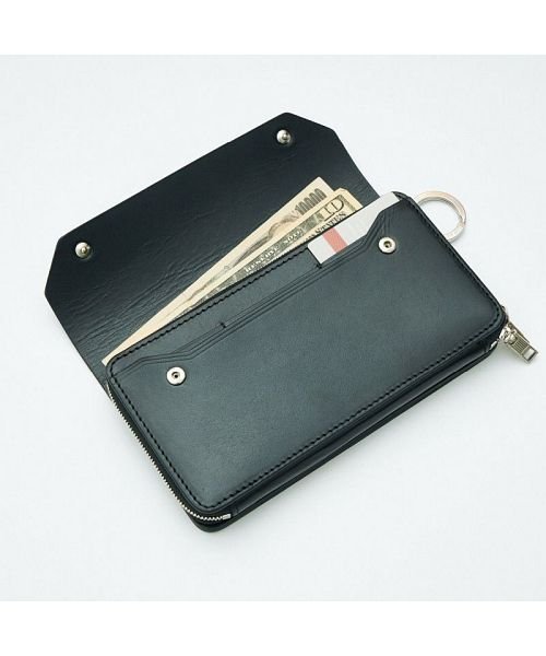 AS2OV(AS2OV)/AS2OV / アッソブ OILED ANTIEQUE LONG WALLET－BLACK/img02