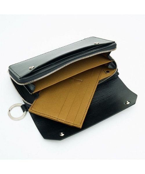 AS2OV(AS2OV)/AS2OV / アッソブ OILED ANTIEQUE LONG WALLET－BLACK/img04