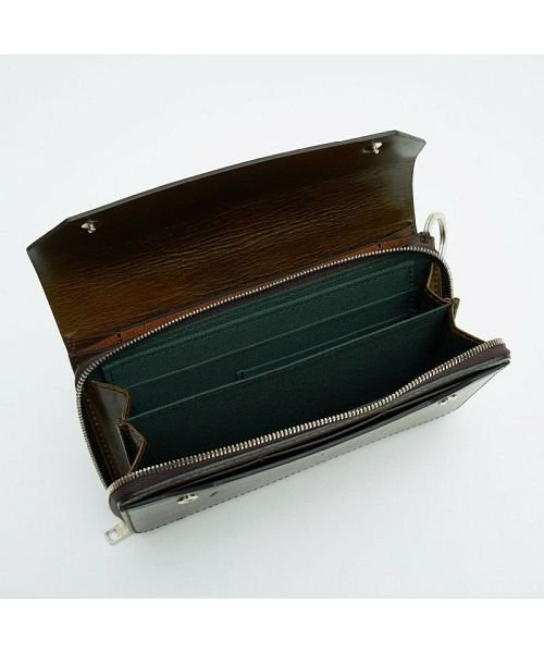 AS2OV(AS2OV)/AS2OV / アッソブ OILED ANTIEQUE LONG WALLET－BLACK/img08
