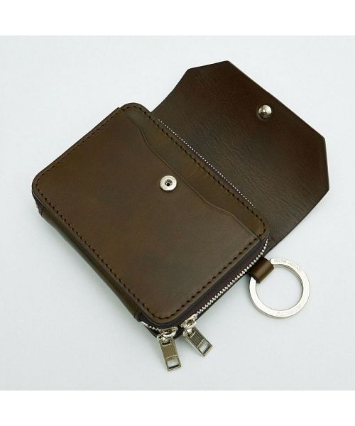 AS2OV / アッソブ OILED ANTIEQUE SHORT WALLET－BLACK
