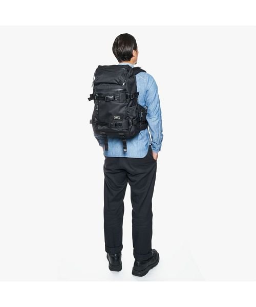 AS2OV(AS2OV)/AS2OV / アッソブ DOBBY 305D ROUNDZIP BACKPACK BLACK/img08