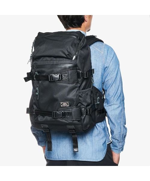 AS2OV(AS2OV)/AS2OV / アッソブ DOBBY 305D ROUNDZIP BACKPACK BLACK/img09