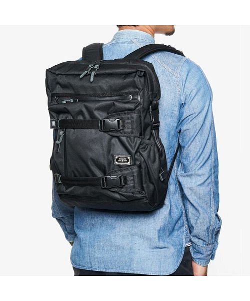 AS2OV / アッソブ CORDURA DOBBY 2WAY BACKPACK BLACK 