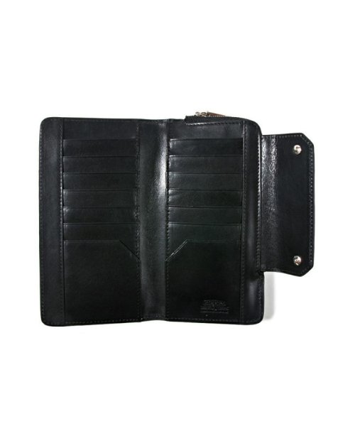 AS2OV(AS2OV)/AS2OV / アッソブ LEATHER MOBILE LONG WALLET BLACK/img02
