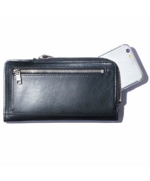 AS2OV(AS2OV)/AS2OV / アッソブ LEATHER MOBILE LONG WALLET NAVY/img03