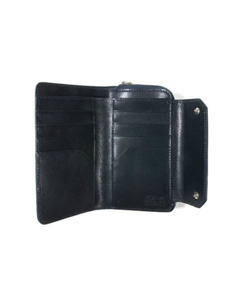 AS2OV(AS2OV)/AS2OV / アッソブ LEATHER MOBILE SHORT WALLET NAVY/img02
