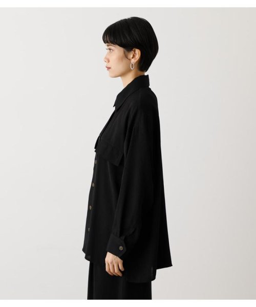 AZUL by moussy(アズールバイマウジー)/LOOSE POCKET SHIRT/img04