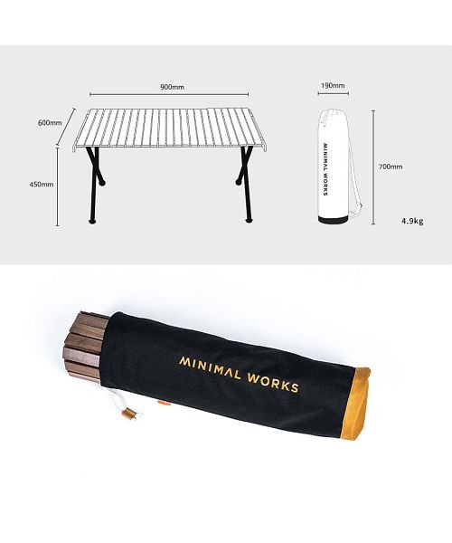 MINIMALWORKS(MINIMALWORKS)/MINIMALWORKS/ミニマルワークス MOCHA ROLL TABLE PAMPAS/img02