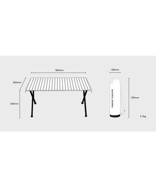 MINIMALWORKS(MINIMALWORKS)/MINIMALWORKS/ミニマルワークス MOCHA ROLL TABLE PAMPAS PREMIUM/img08