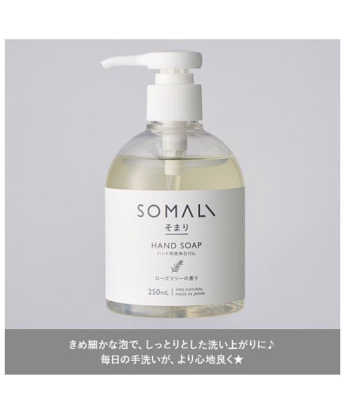 BACKYARD FAMILY(バックヤードファミリー)/SOMALI ハンド用液体石けん 250ml ローズマリーの香り/img03