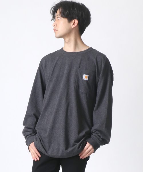 LAZAR(ラザル)/【Lazar】Carhartt/カーハート ビッグシルエット ポケットロングスリーブTシャツ/img14