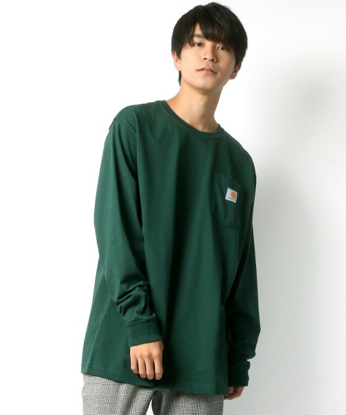 LAZAR(ラザル)/【Lazar】Carhartt/カーハート ビッグシルエット ポケットロングスリーブTシャツ/img18