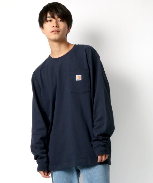 LAZAR(ラザル)/【Lazar】Carhartt/カーハート ビッグシルエット ポケットロングスリーブTシャツ/img19