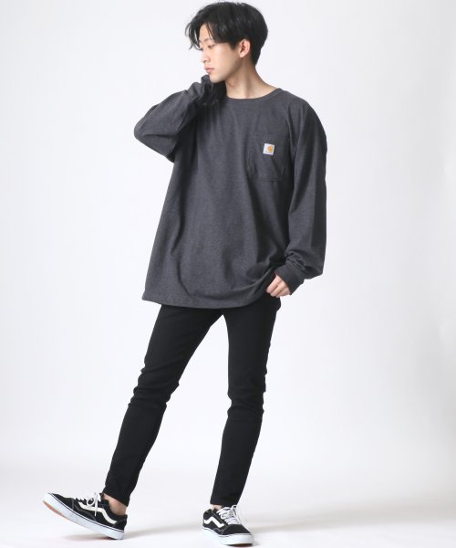 LAZAR(ラザル)/【Lazar】Carhartt/カーハート ビッグシルエット ポケットロングスリーブTシャツ/img25