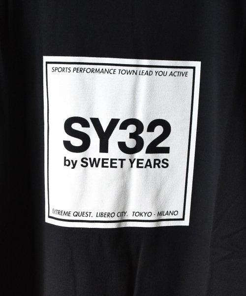 ar/mg(エーアールエムジー)/【73】【it】【SY32 by SWEET YEARS】SQUARE LOGO T/img03