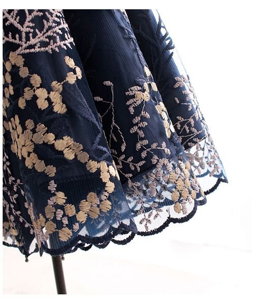 Sawa a la mode(サワアラモード)/刺繍レースの晴雨兼用折りたたみ日傘/img14