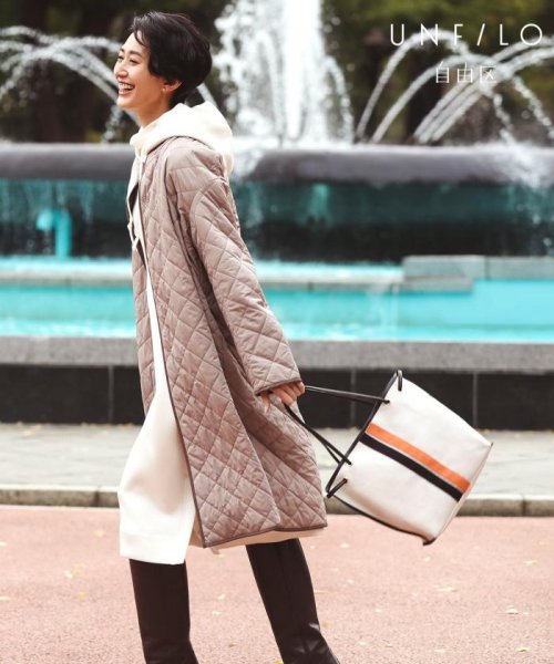 Unfilo 新色追加 ソフトスウェット パーカー ワンピース