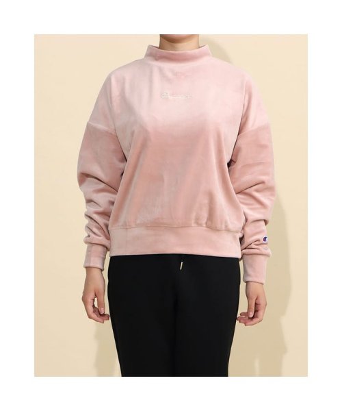 チャンピオン Champion レディース スウェットトレーナー Crewneck Sweatshirt Cwsss001 ピンク チャンピオン Champion Magaseek