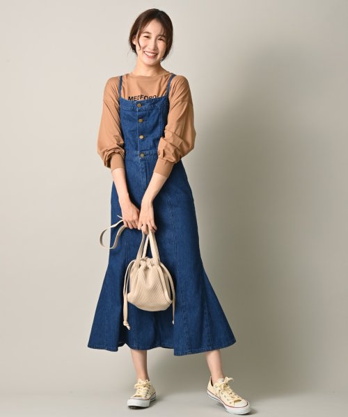 actuelselect(アクチュエルセレクト)/【Lee】PANEL SALOPETTE SKIRT/img05