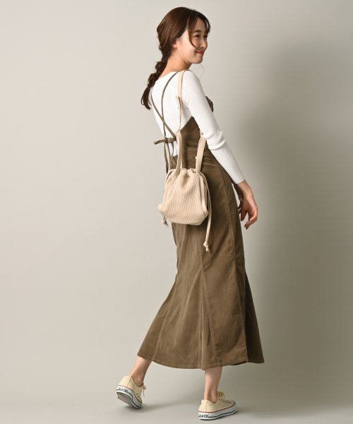 actuelselect(アクチュエルセレクト)/【Lee】PANEL SALOPETTE SKIRT/img18