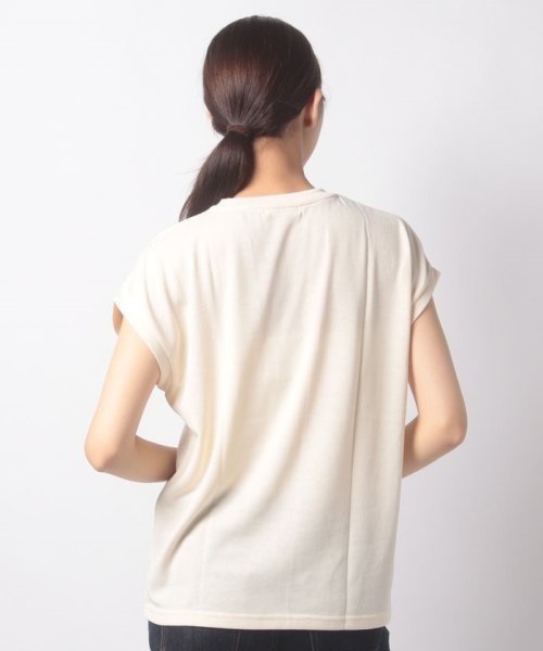 NICE CLAUP OUTLET(ナイスクラップ　アウトレット)/【natural couture】Etoileロゴフレンチスリーブトップス/img03