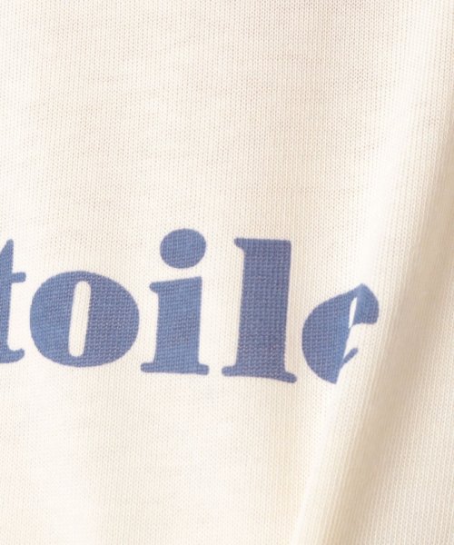 NICE CLAUP OUTLET(ナイスクラップ　アウトレット)/【natural couture】Etoileロゴフレンチスリーブトップス/img05