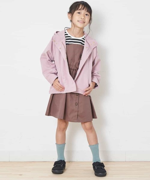 a.v.v(KID'S)(アー・ヴェ・ヴェキッズ)/[100－130]アシメフロントデザインドッキングワンピース[WEB限定サイズ]/img02