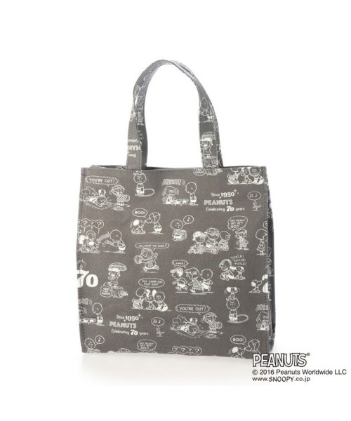 ルートート Rootote スヌーピー Snoopy ミニ トートバッグ Ip Sq ラミネート Peanuts 6b 70years ルートート Rootote Magaseek