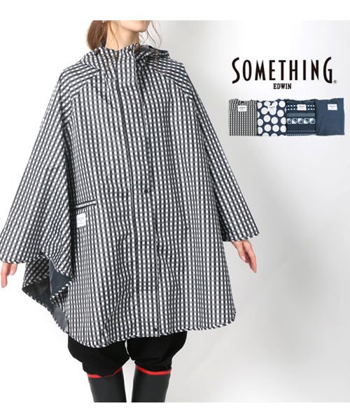 MARUKAWA(マルカワ)/【レディース】【SOMETHING】サムシング レインポンチョ/ST－550/雨具 雨合羽 カッパ 自転車 通勤 通学 バイク  台風 アウトドア キャンプ 傘/img09