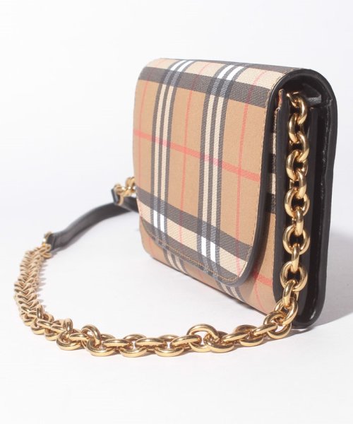 BURBERRY(バーバリー)/【BURBERRY】BURBERRY Vintage Check&Leather Wallet with Chain　ショルダーウォレット　4073220/img01