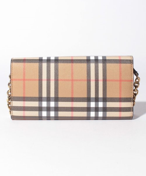 BURBERRY(バーバリー)/【BURBERRY】BURBERRY Vintage Check&Leather Wallet with Chain　ショルダーウォレット　4073220/img02