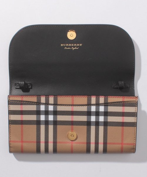 BURBERRY(バーバリー)/【BURBERRY】BURBERRY Vintage Check&Leather Wallet with Chain　ショルダーウォレット　4073220/img04