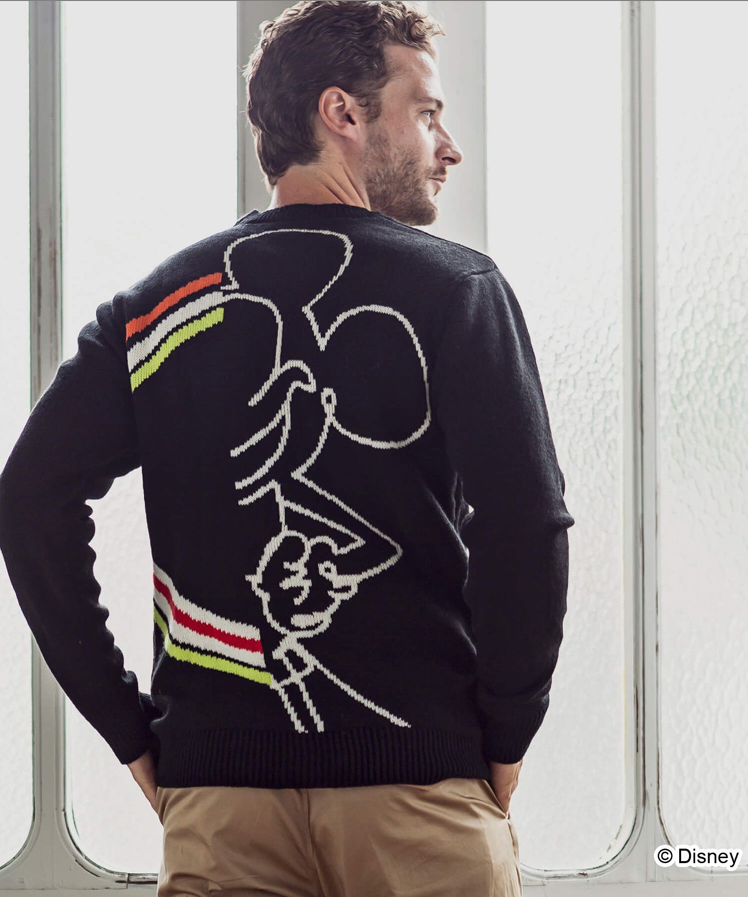 MICKEY デザイン ニットプルオーバー(503514551)｜HANKYU MEN'S / 阪急