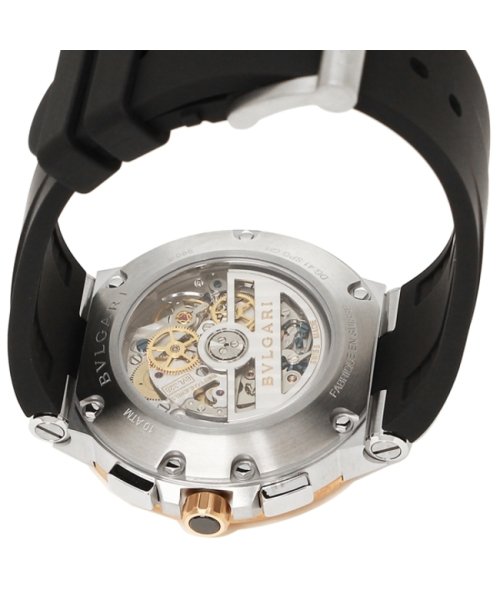 BVLGARI(ブルガリ)/ブルガリ 腕時計 メンズ BVLGARI DG41WSPGVDCH－SET－BRW ブラック シルバー ローズゴールド/img07