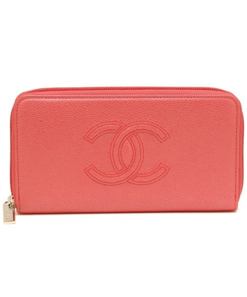 シャネル 長財布 レディース Chanel A B N0412 ピンク ゴールド金具 シャネル Chanel Magaseek