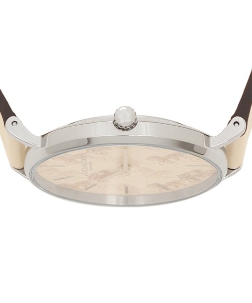 セール コーチ 腕時計 レディース Perry 36mm Coach ベージュ ホワイト コーチ Coach Magaseek