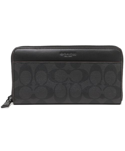 コーチ 長財布 アウトレット メンズ レディース Coach F N3a ブラック ボルドー コーチ Coach Magaseek