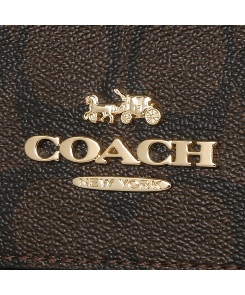 COACH(コーチ)/コーチ ハンドバッグ ショルダーバッグ アウトレット レディース COACH F83607 IMAA8 ブラウン ブラック/img08