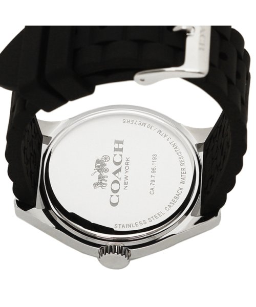 コーチ 腕時計 レディース アウトレット Coach W6033 Blk ブラック シルバー コーチ Coach Magaseek