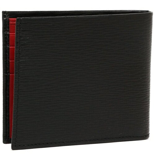 フェラガモ 折財布 メンズ FERRAGAMO 66A065 0685986 007 ブラック/レッド メンズ FERRAGAMO 66A065 フェラガモ 折財布