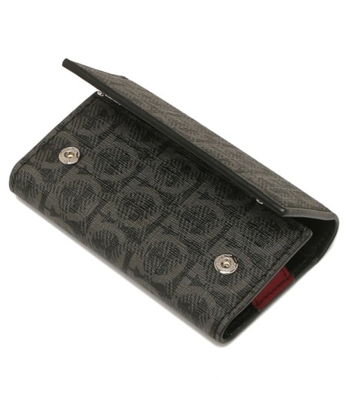 フェラガモ キーケース メンズ Salvatore Ferragamo 66a500 ブラック グレー サルヴァトーレ フェラガモ Salvatore Ferragamo Magaseek