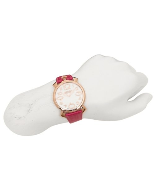 GaGa MILANO(ガガミラノ)/ガガミラノ 腕時計 メンズ GAGA MILANO 5091.06 ホワイト ピンクゴールド/img04